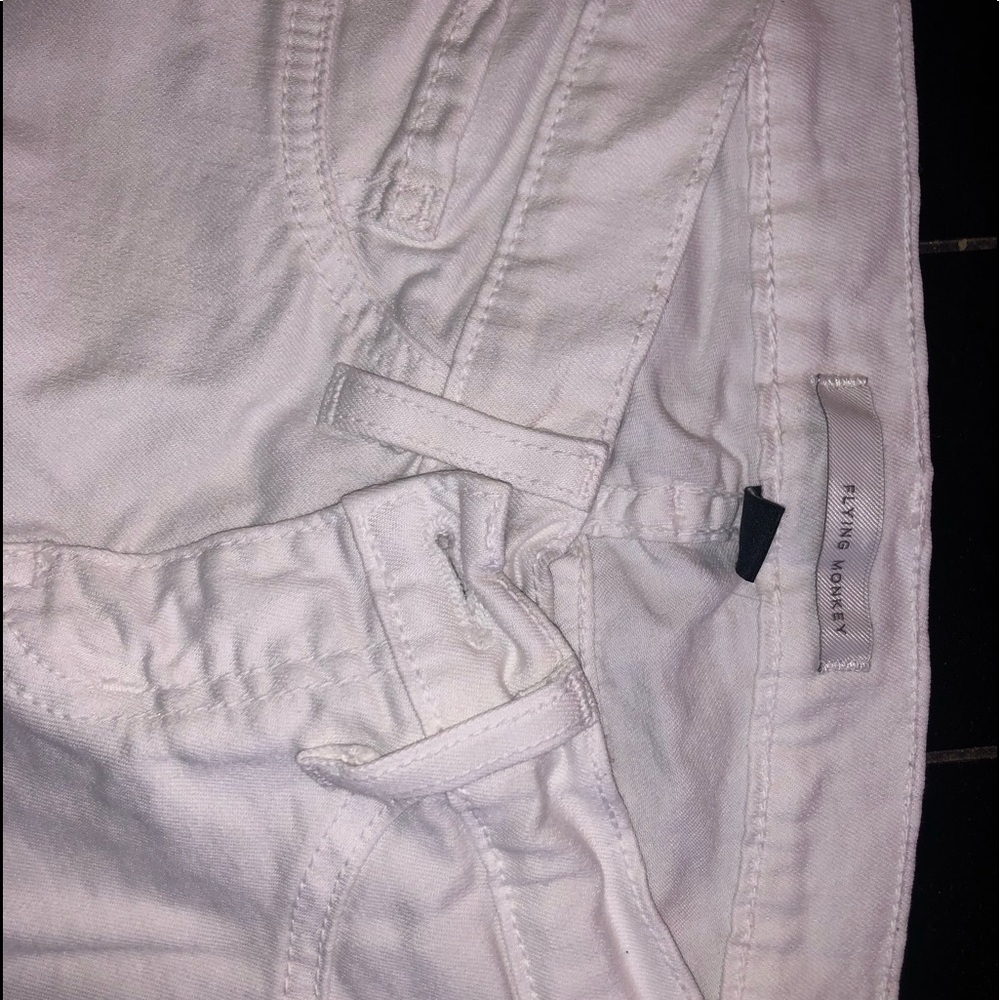 Flying Monkey White Jeans - Picture 2 of 4